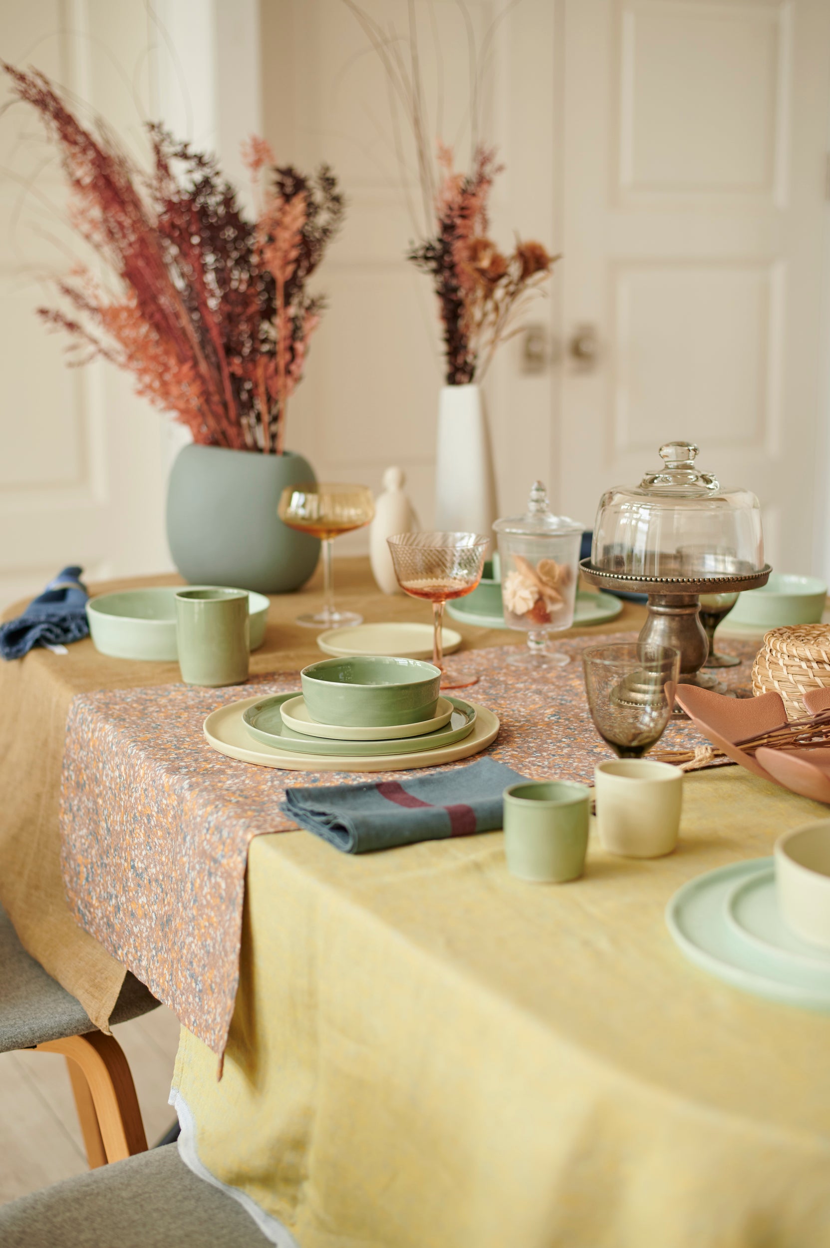 MAOMI】ドイツ食器・炻器 | ELEPHANT FEET LARGE CUP Celadon Blue ø