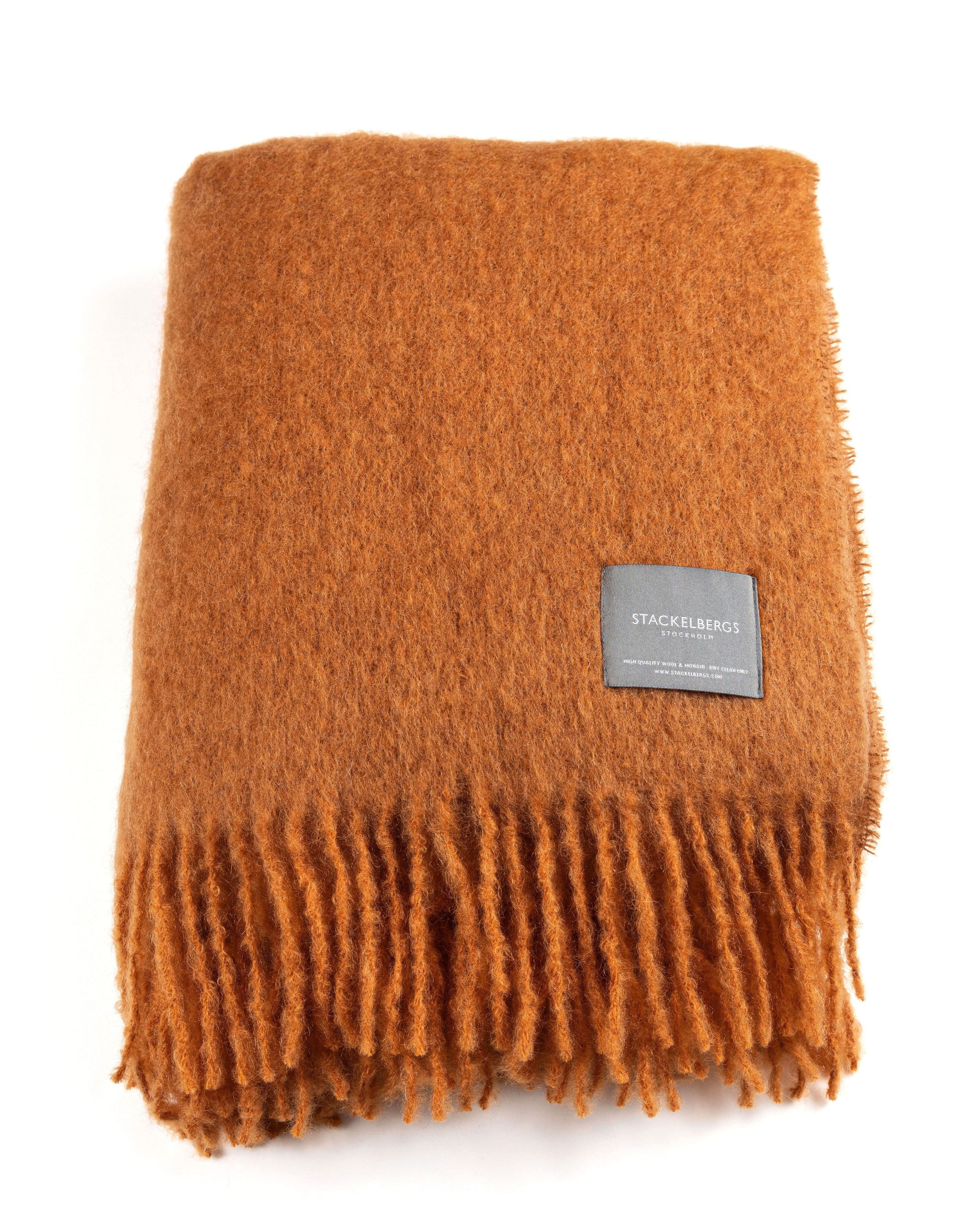 Stackelbergs】 モヘアブランケット| Rusty & Terracotta Blanket 130