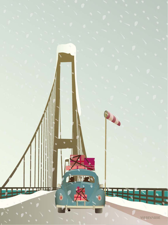 【ViSSEVASSE】インテリアポスター | DRIVING HOME FOR CHRISTMAS - poster