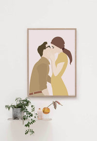 【ViSSEVASSE】インテリアポスター | THE KISS 【日々の生活で愛情を思い出して!】